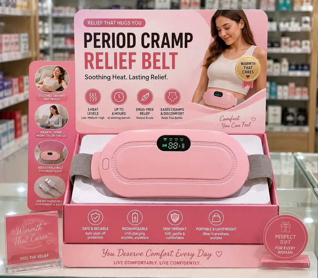 Electric Menstrual Heating Belt | Portable Period Pain Relief Heat Pad
