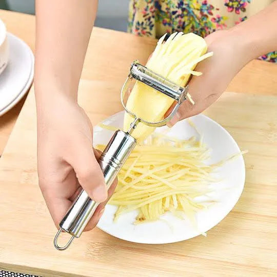 Stainless Steel 2-in-1 Julienne & Vegetable Peeler