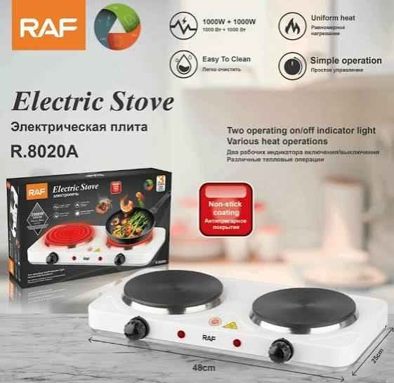 Electric Stove – RAF Double Burner Cooker